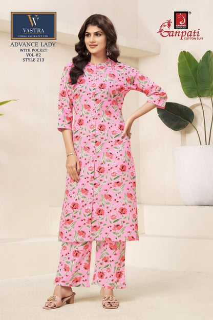 Advance Lady Vol 2 Vastra Ganpati Cotton Co Ord Set Wholesale Price