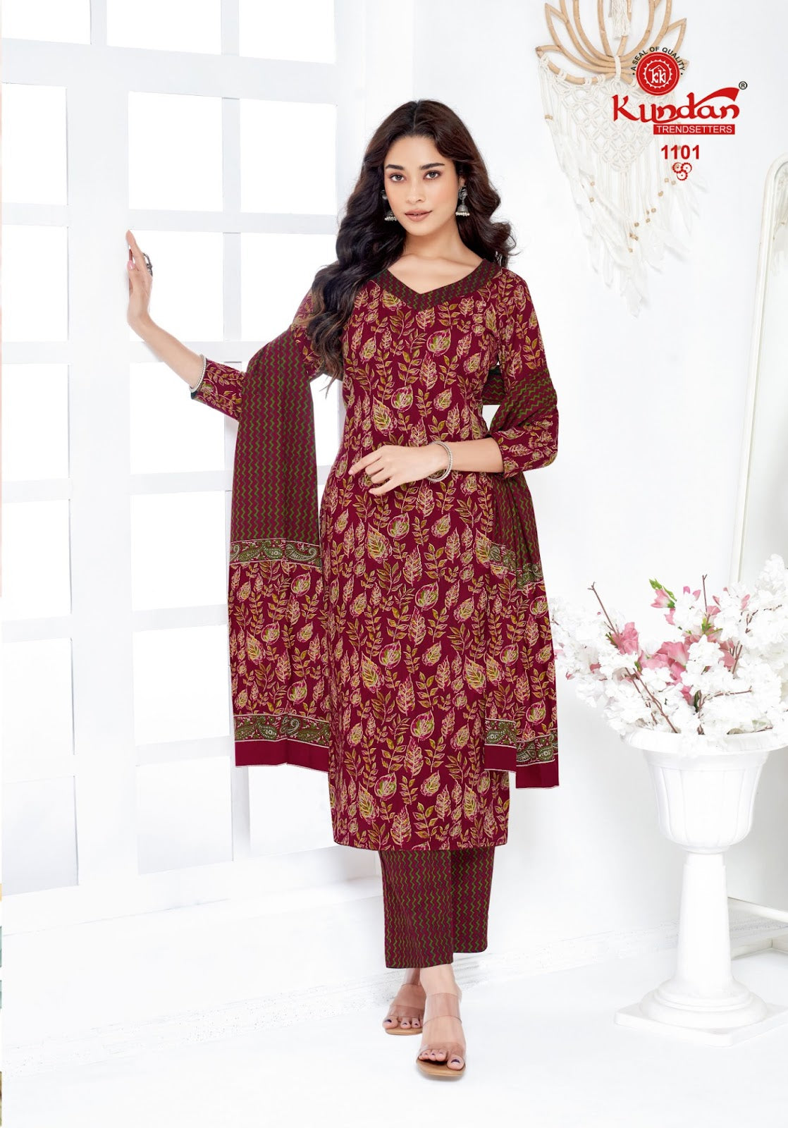 advance vol 11 kundan k4u cotton dress material wholesaler gujarat