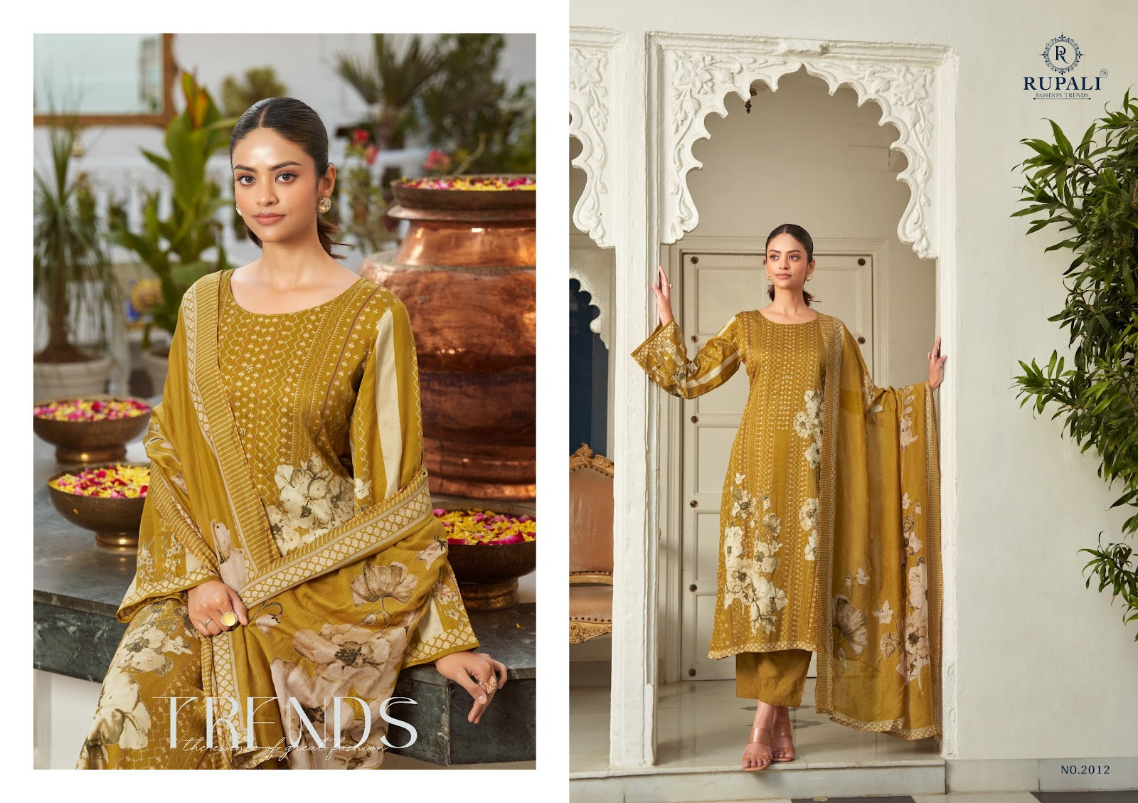 Advika Rupali Jam Satin Pant Style Suits Manufacturer