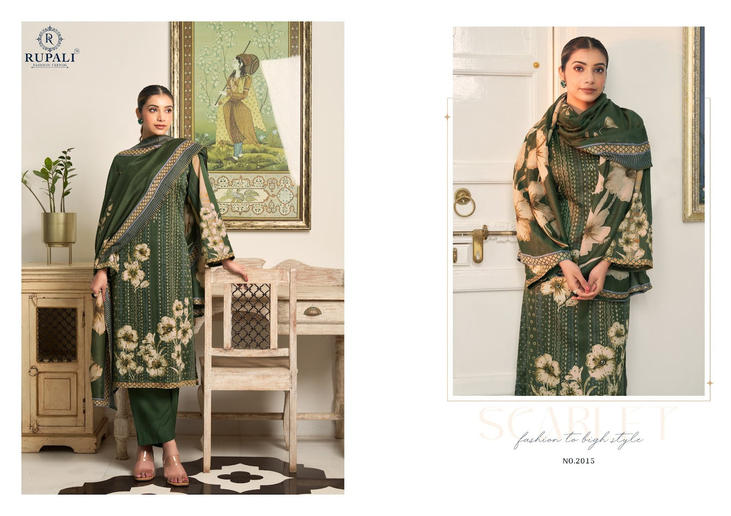 Advika Rupali Jam Satin Pant Style Suits Manufacturer