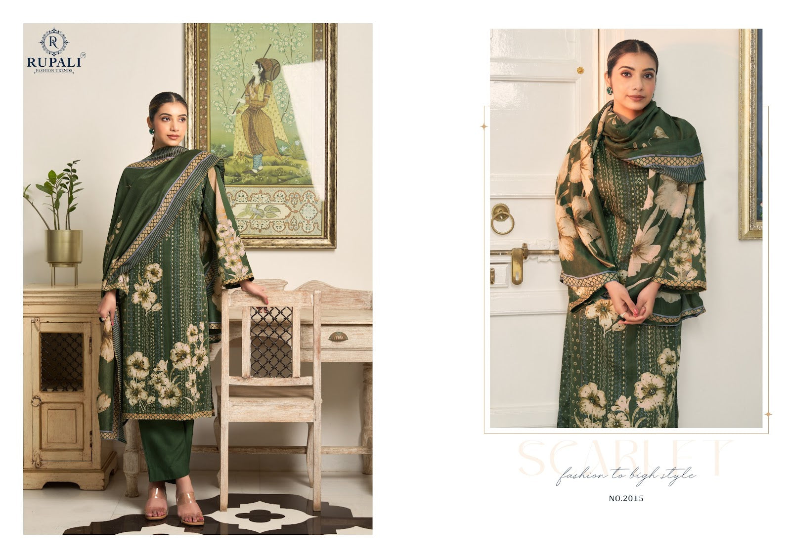 Advika Rupali Jam Satin Pant Style Suits Manufacturer