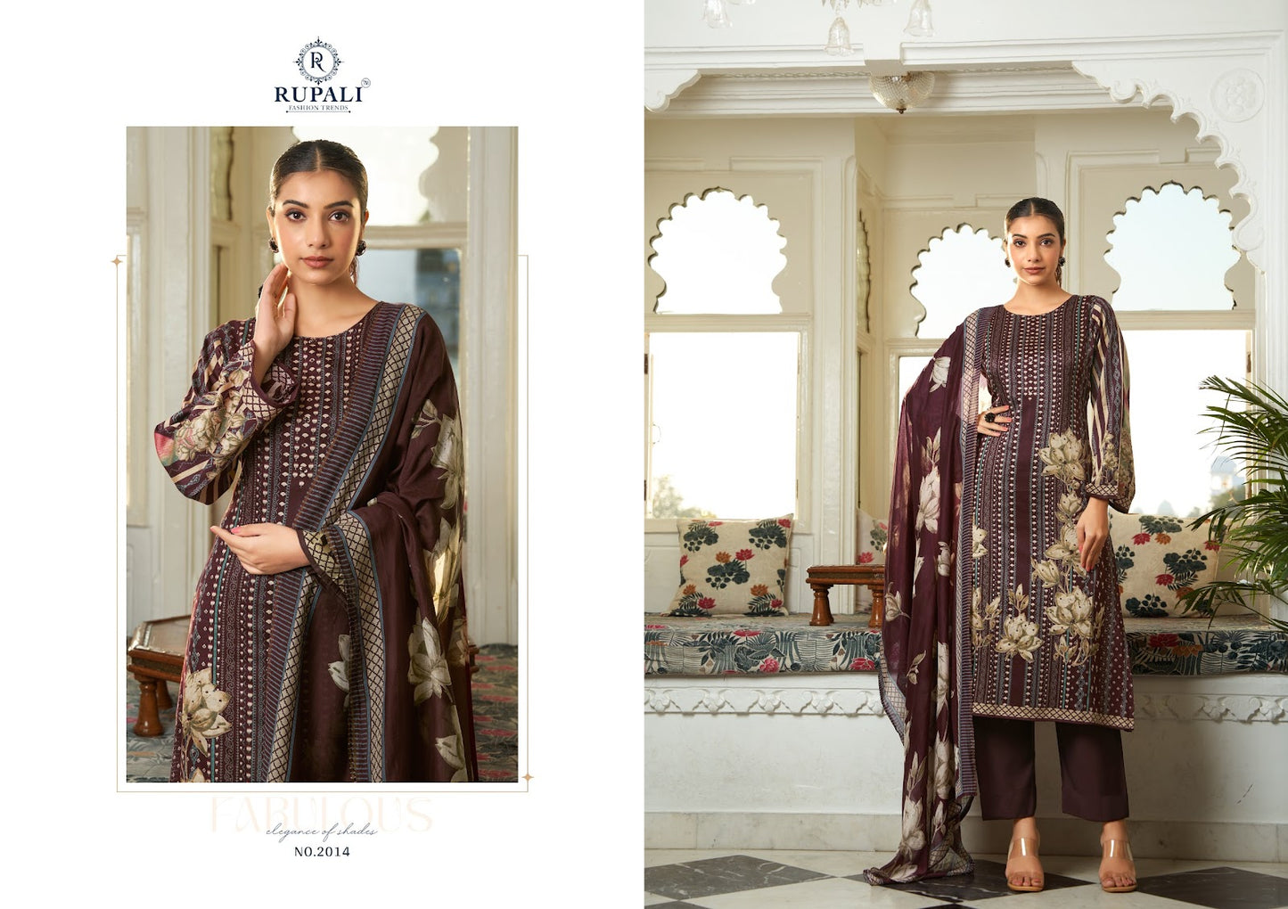 Advika Rupali Jam Satin Pant Style Suits Manufacturer