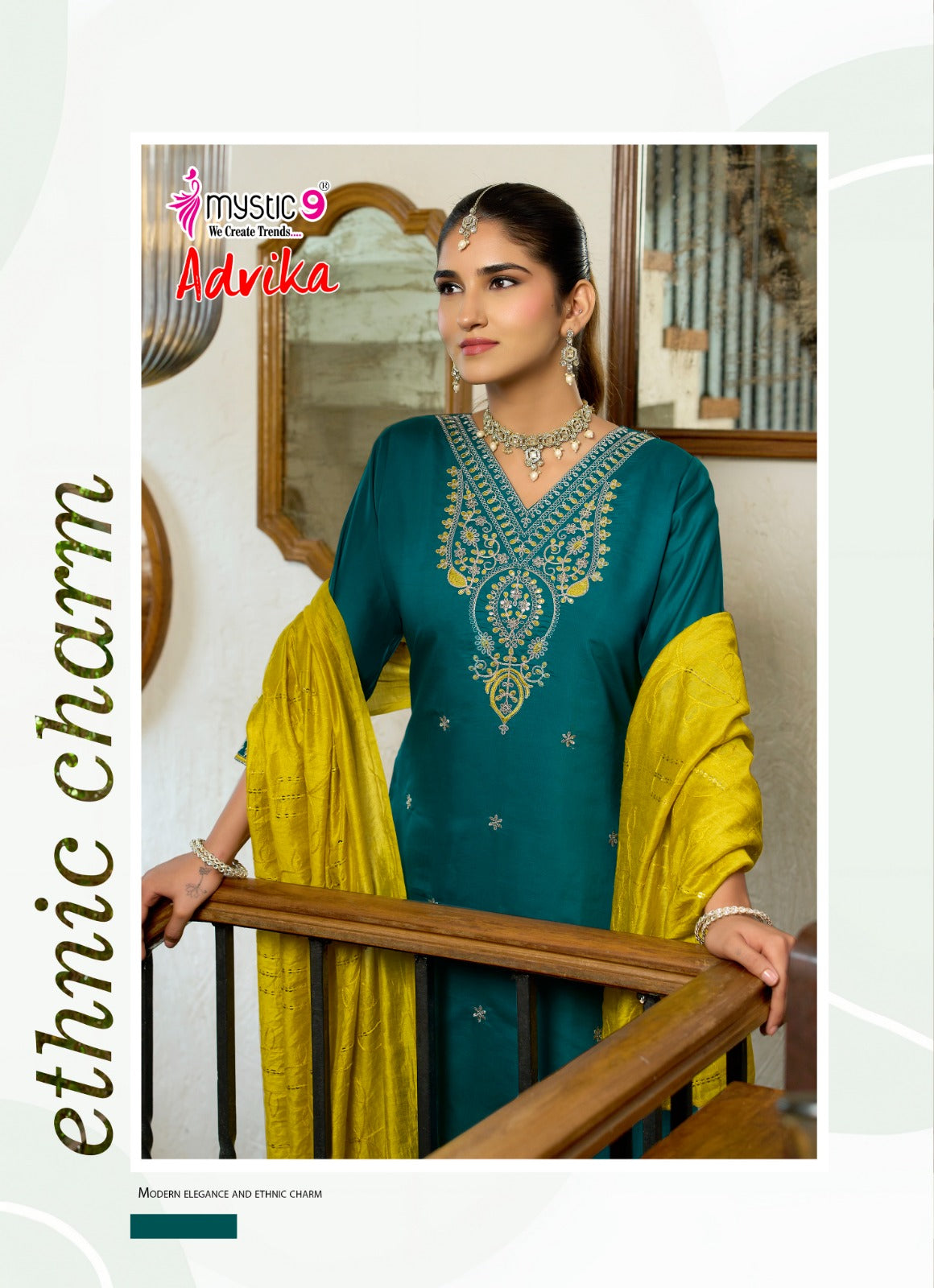 Advika Vol 1 Mystic 9 Roman Silk Readymade Pant Style Suits Supplier Ahmedabad