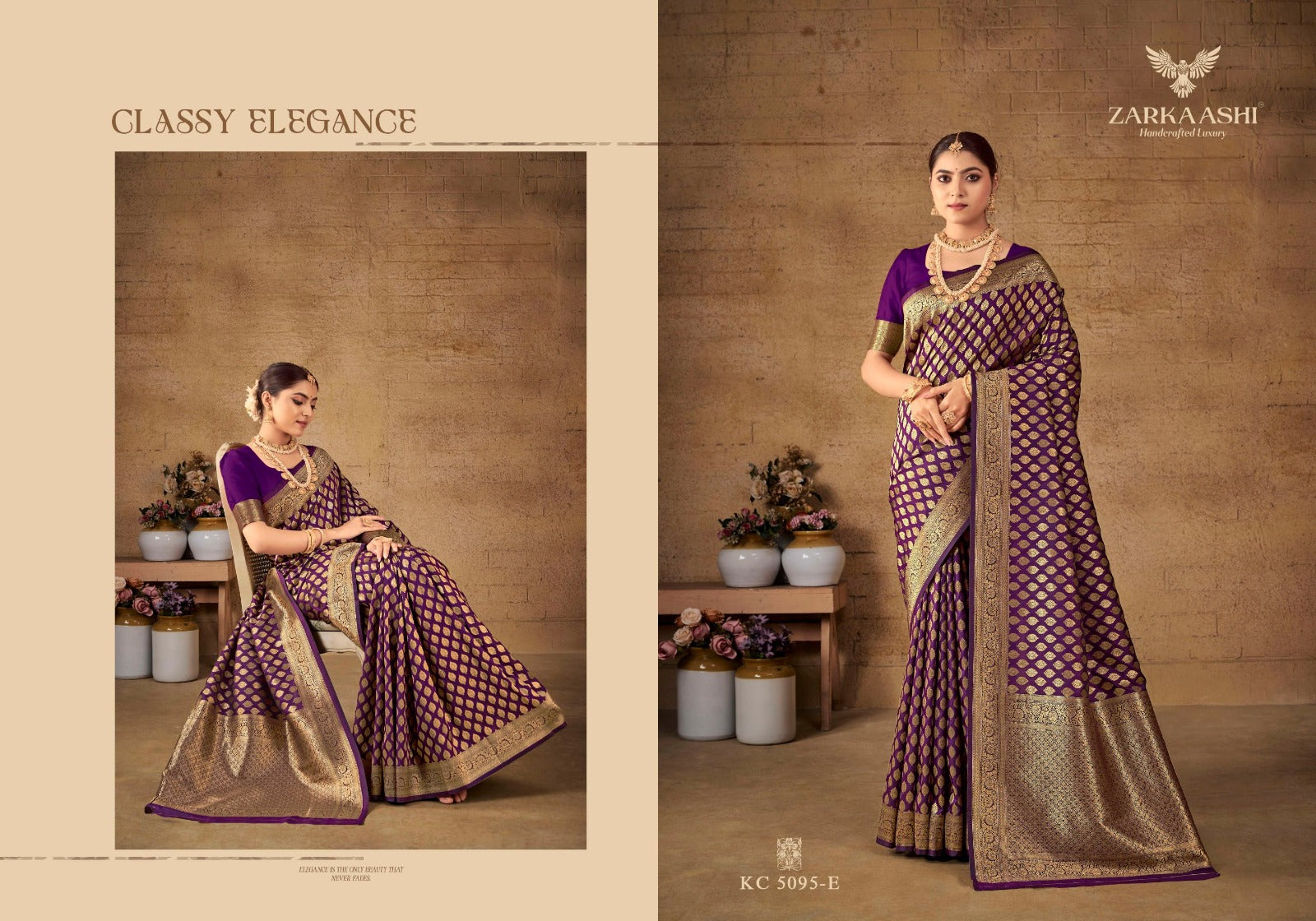 Adya Zarkaashi Silk Sarees Supplier
