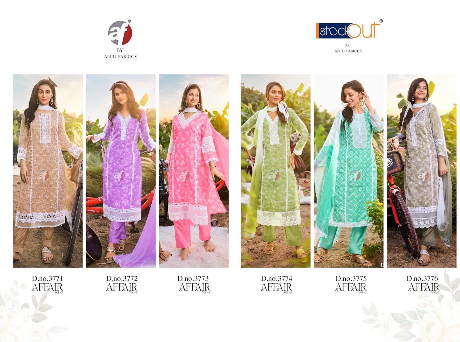 Affair Vol 2 Af Organza Readymade Pant Style Suits Wholesaler India