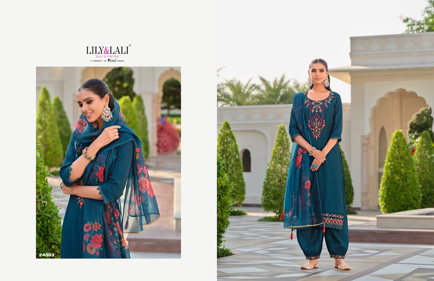Afghani 5 Lily Lali Milan Silk Readymade Pant Style Suits Wholesale Rate