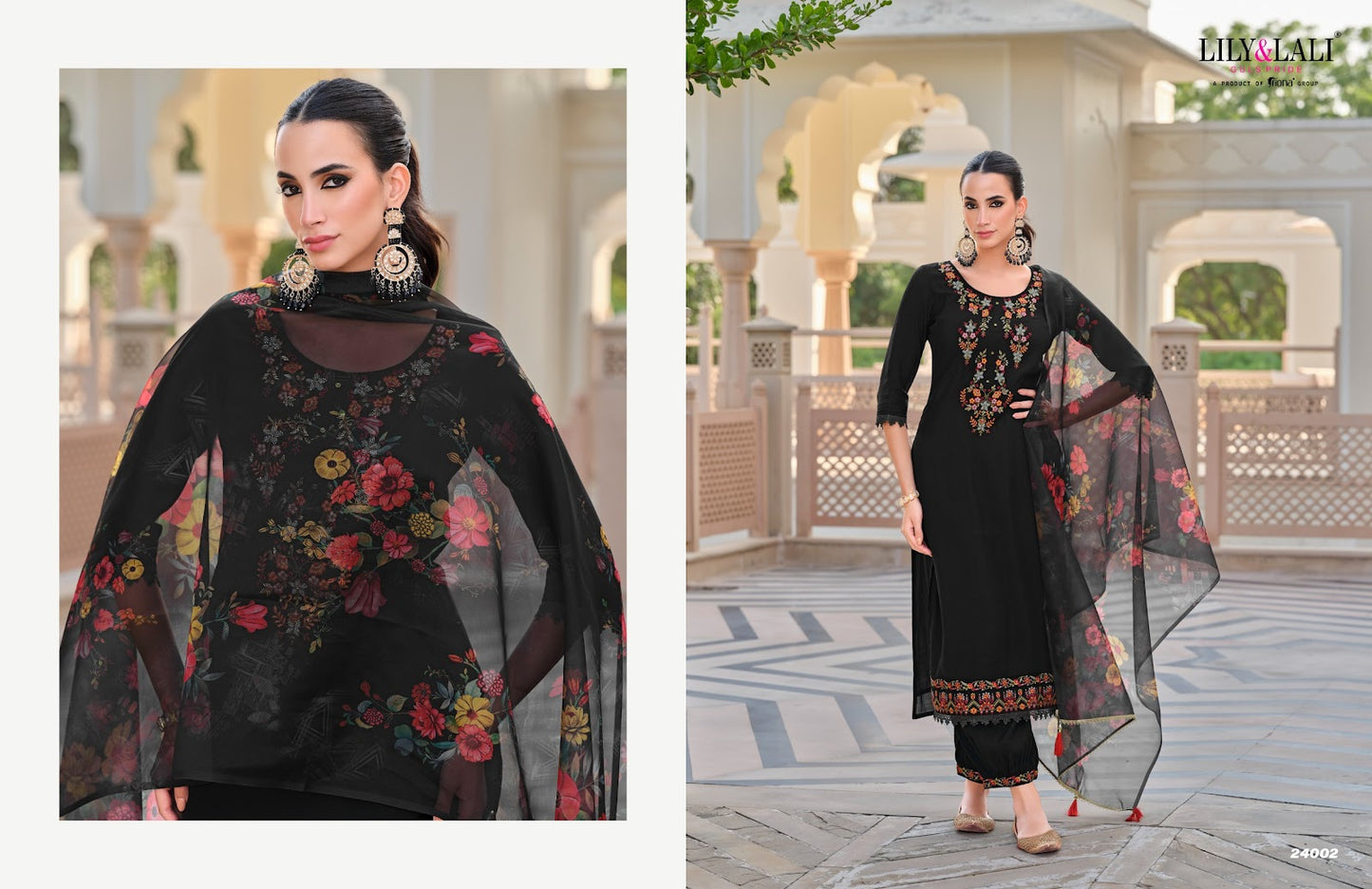 Afghani 5 Lily Lali Milan Silk Readymade Pant Style Suits Wholesale Rate