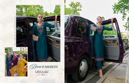 Afghani Vol 4 Lily Lali Milan Silk Readymade Pant Style Suits Supplier India