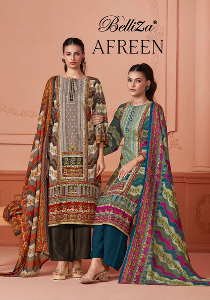 Afreen Belliza Designer Studio Pure Viscose Karachi Salwar Suits Manufacturer Gujarat