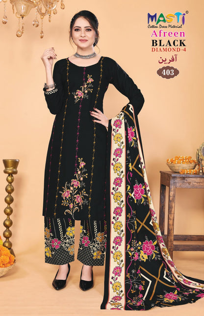 Afreen Black Diamond 4 Masti Rayon Pant Style Suits Wholesale