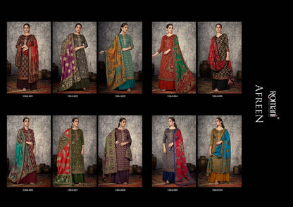 Afreen Romani Spun Pashmina Suits Exporter Ahmedabad