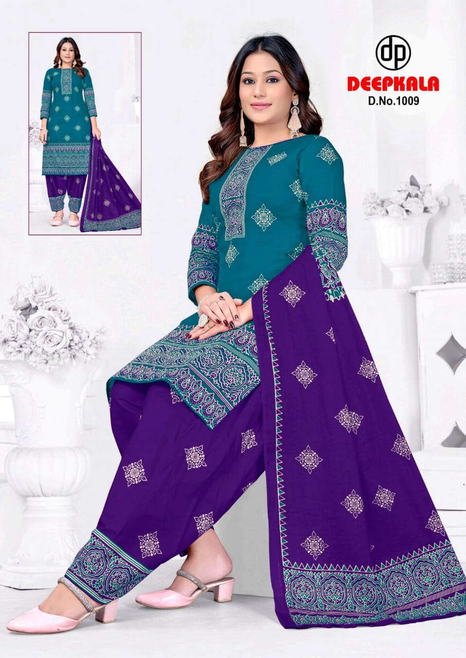 Afreen Vol 1 Ajrakh Special Deepkala Cotton Dress Material Manufacturer