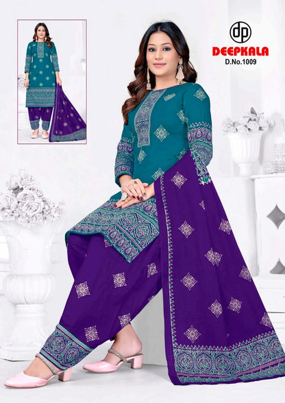 Afreen Vol 1 Ajrakh Special Deepkala Cotton Dress Material Manufacturer