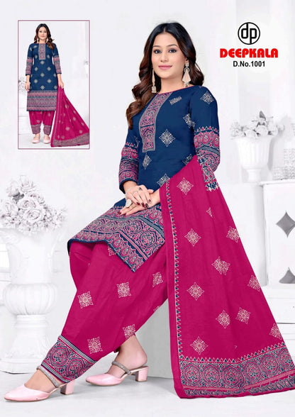 Afreen Vol 1 Ajrakh Special Deepkala Cotton Dress Material Manufacturer