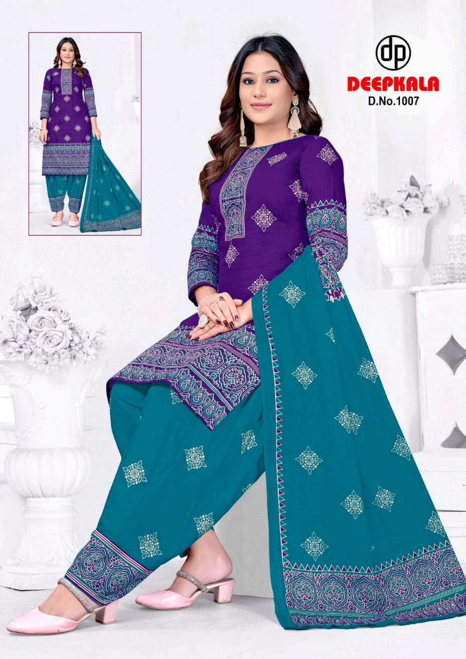 Afreen Vol 1 Ajrakh Special Deepkala Cotton Dress Material Manufacturer