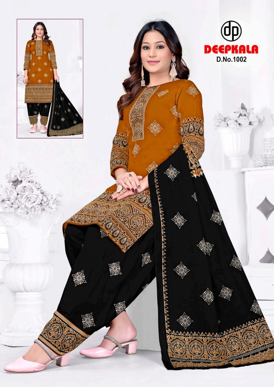 Afreen Vol 1 Ajrakh Special Deepkala Cotton Dress Material Manufacturer