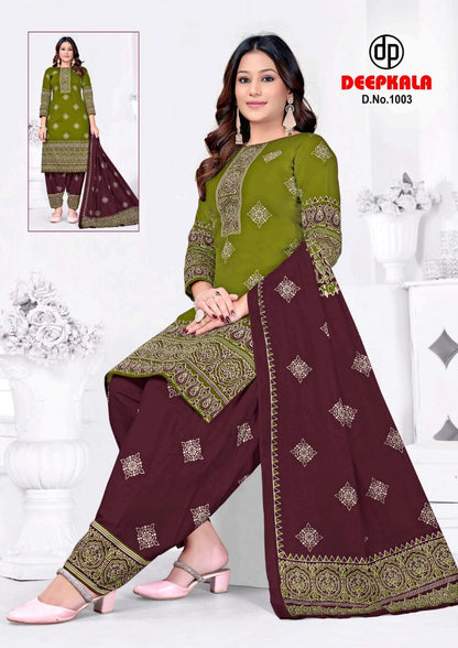 Afreen Vol 1 Ajrakh Special Deepkala Cotton Dress Material Manufacturer