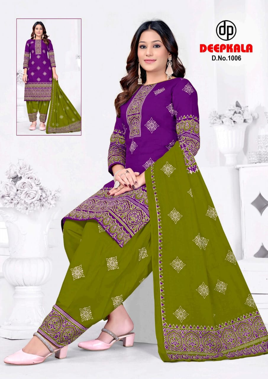 Afreen Vol 1 Ajrakh Special Deepkala Cotton Dress Material Manufacturer