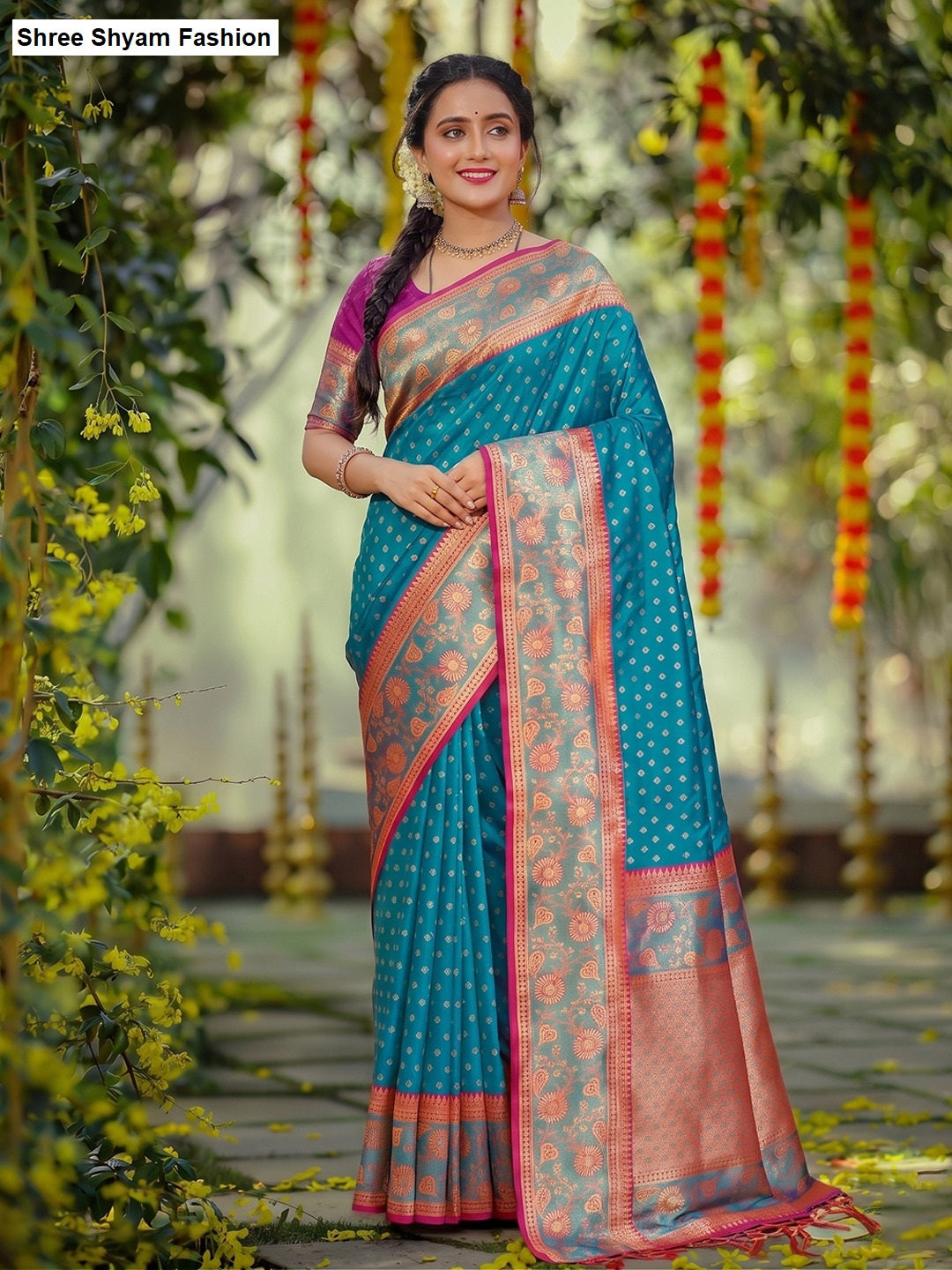 Afreen Vol 2 Shree Shyam Fashion Silk Sarees Supplier Ahmedabad