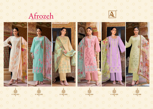 Afrozeh Alok Cambric Lawn Pant Style Suits Exporter Ahmedabad
