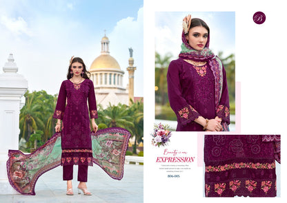 Afrozeh Belliza Designer Studio Pure Cotton Pakistani Salwar Suits Manufacturer Gujarat