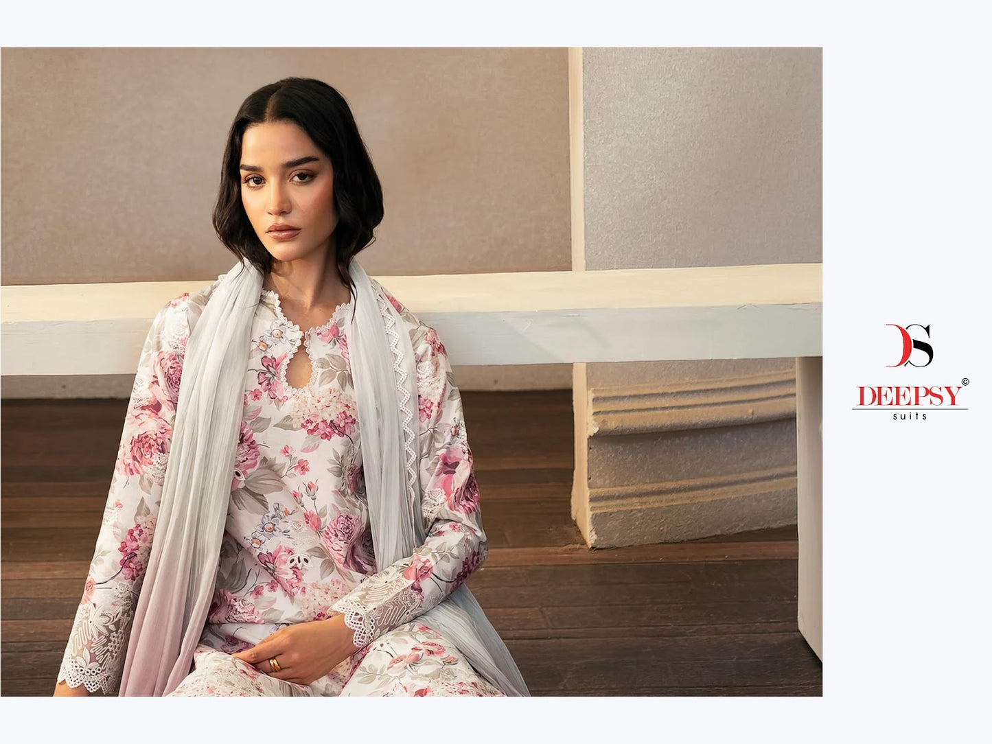 Afrozeh Lawn 25 Deepsy Cotton Pakistani Patch Work Suits Manufacturer