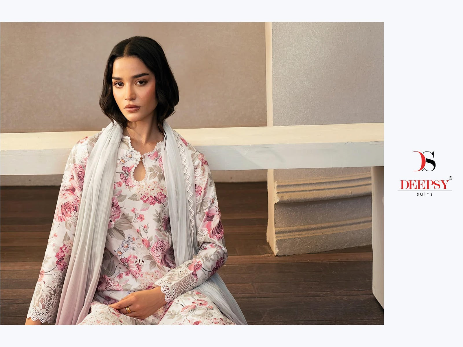 Afrozeh Lawn 25 Deepsy Cotton Pakistani Patch Work Suits Manufacturer