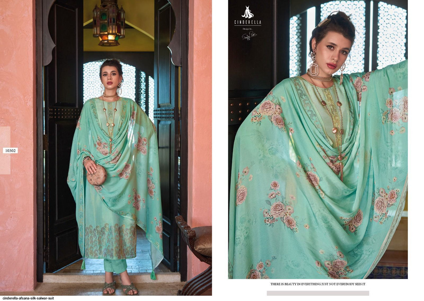 Afsana Cinderella Kanchivaram Silk Pant Style Suits
