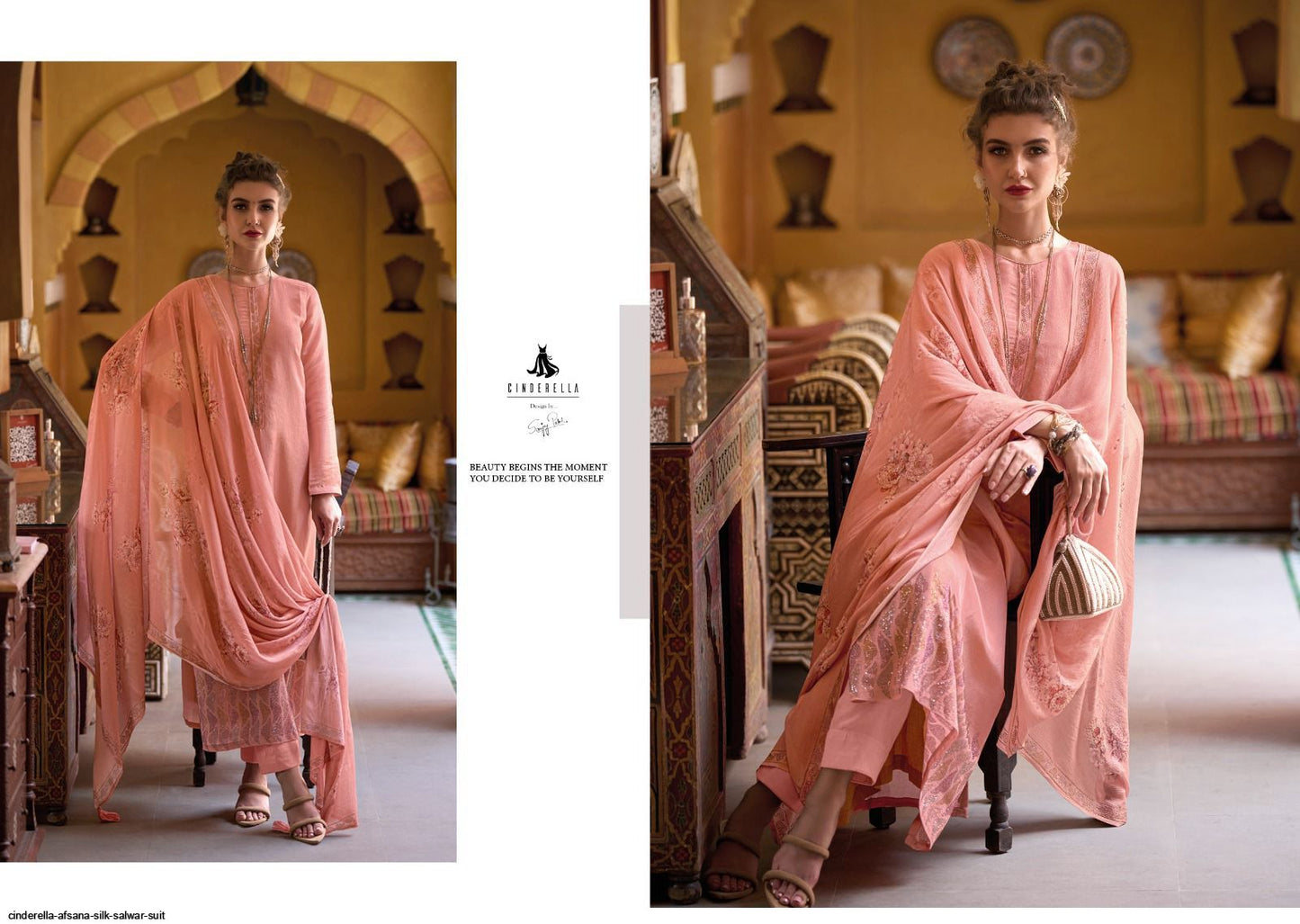 Afsana Cinderella Kanchivaram Silk Pant Style Suits