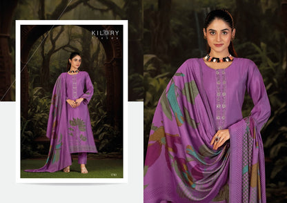 Afsana Kilory Modal Silk Pant Style Suits Exporter