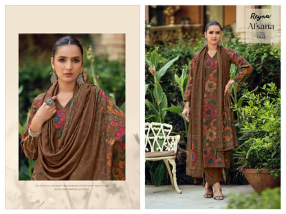 Afsana Reyna Corduroy Pashmina Suits Wholesaler India