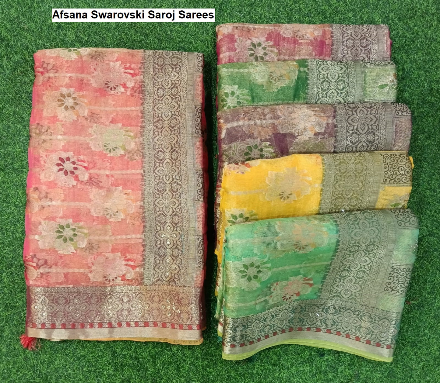 Afsana Swarovski Saroj Sarees Wholesale Price