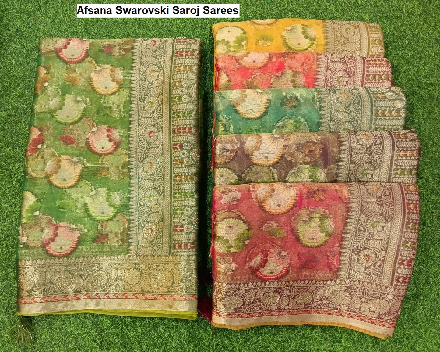 Afsana Swarovski Saroj Sarees Wholesale Price