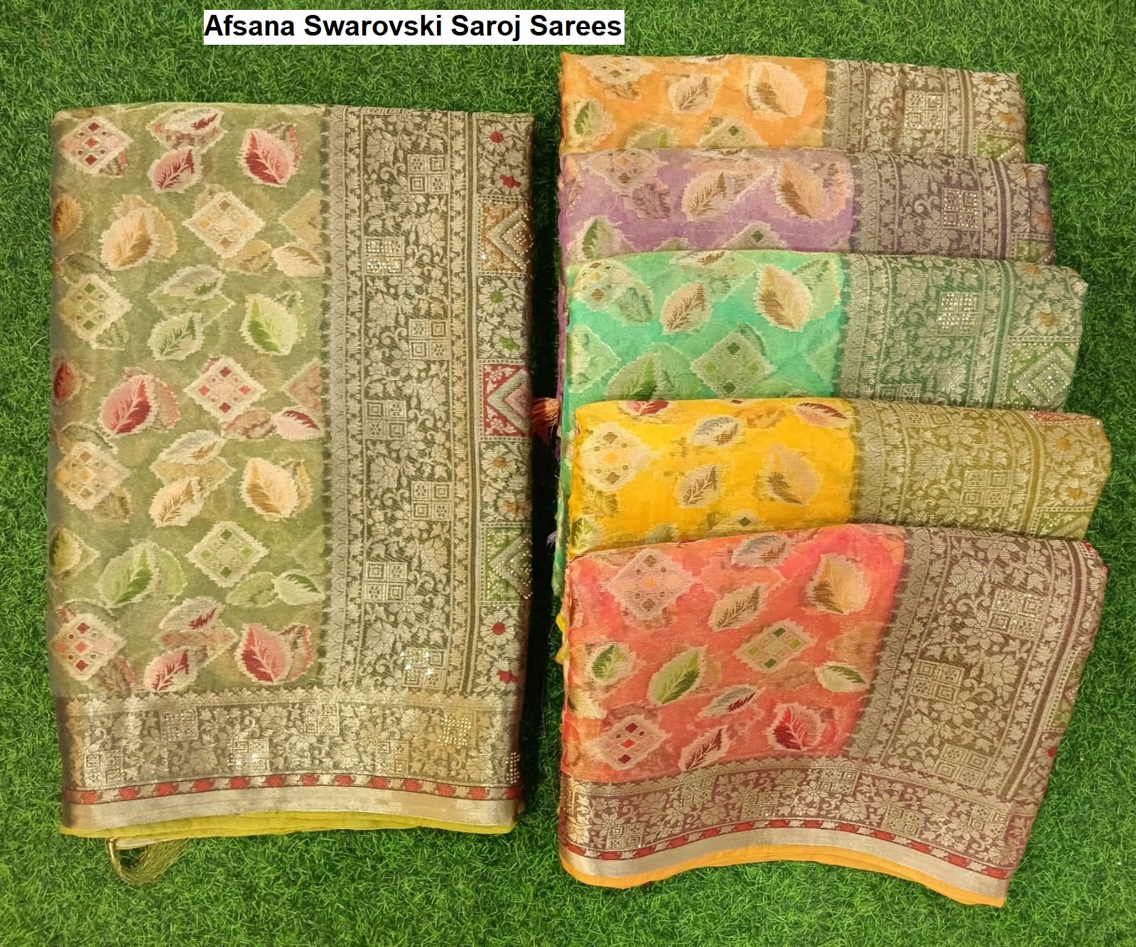 Afsana Swarovski Saroj Sarees Wholesale Price