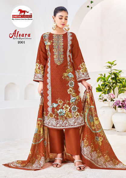 Afsara Vol 2 Chetak Fashion Soft Cotton Karachi Salwar Suits Manufacturer Gujarat