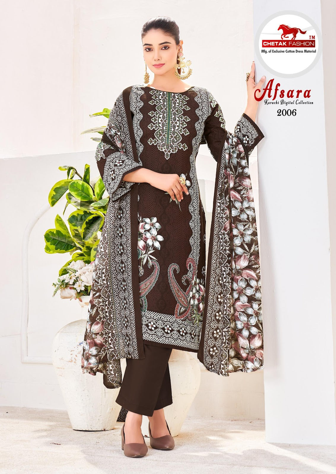 Afsara Vol 2 Chetak Fashion Soft Cotton Karachi Salwar Suits Manufacturer Gujarat