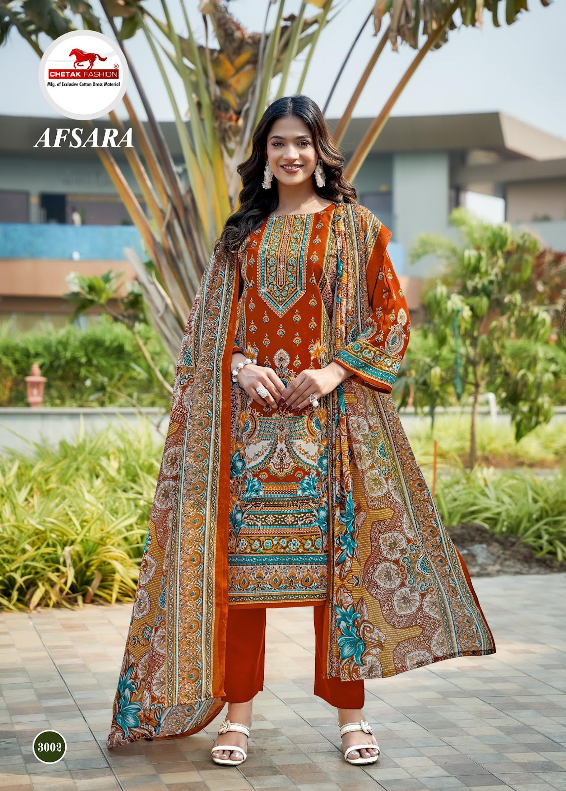 Afsara Vol 3 Chetak Fashion Mix Cotton Karachi Salwar Suits Supplier Ahmedabad
