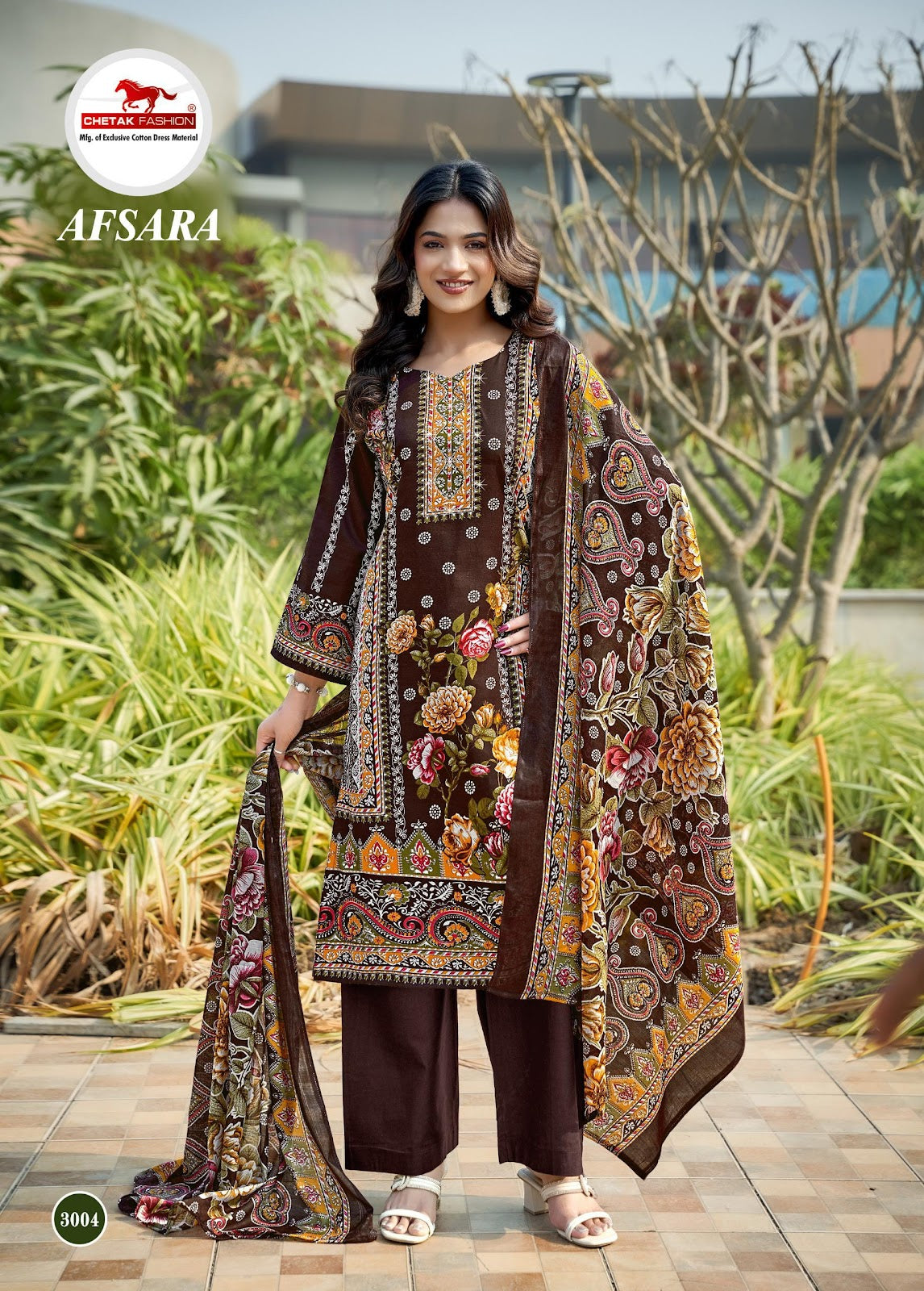 Afsara Vol 3 Chetak Fashion Mix Cotton Karachi Salwar Suits Supplier Ahmedabad