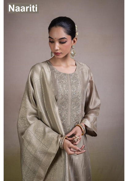 Afsun 2819 Naariti Silk Jacquard Pant Style Suits Manufacturer India