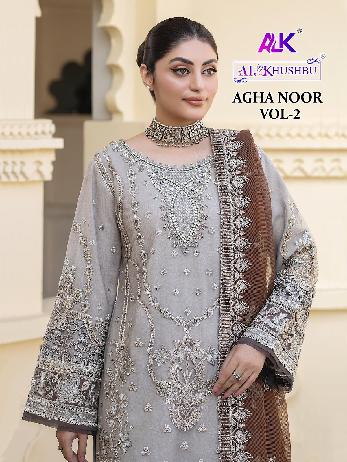 Agha Noor Vol 6006-6008 Alk Georgette Pakistani Salwar Suits Supplier