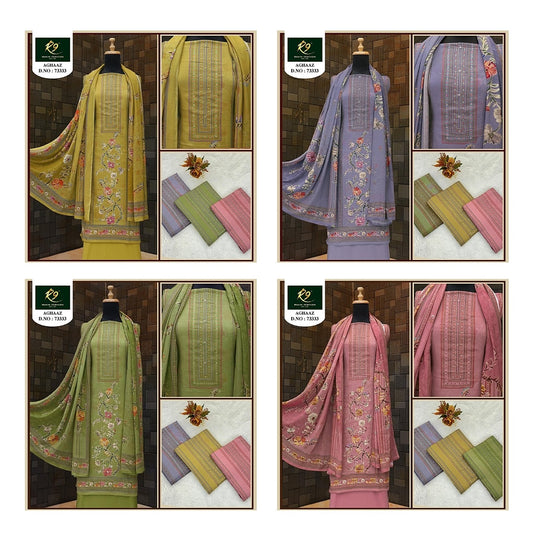 Aghaaz Rakhi Fashion Cotton Salwar Suits Wholesale