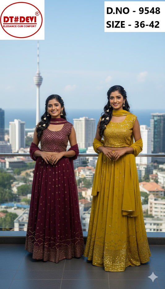 Agni Dn 9548 Dt Devi Georgette Readymade Girls Lehenga Choli Wholesaler Gujarat