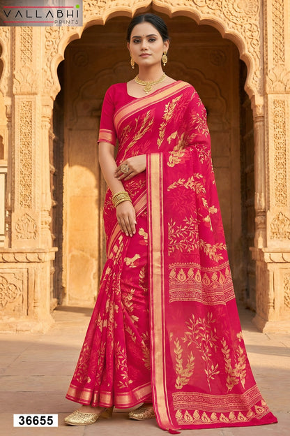 Agnija Vol 17 Vallabhi Prints Georgette Sarees Wholesaler Gujarat