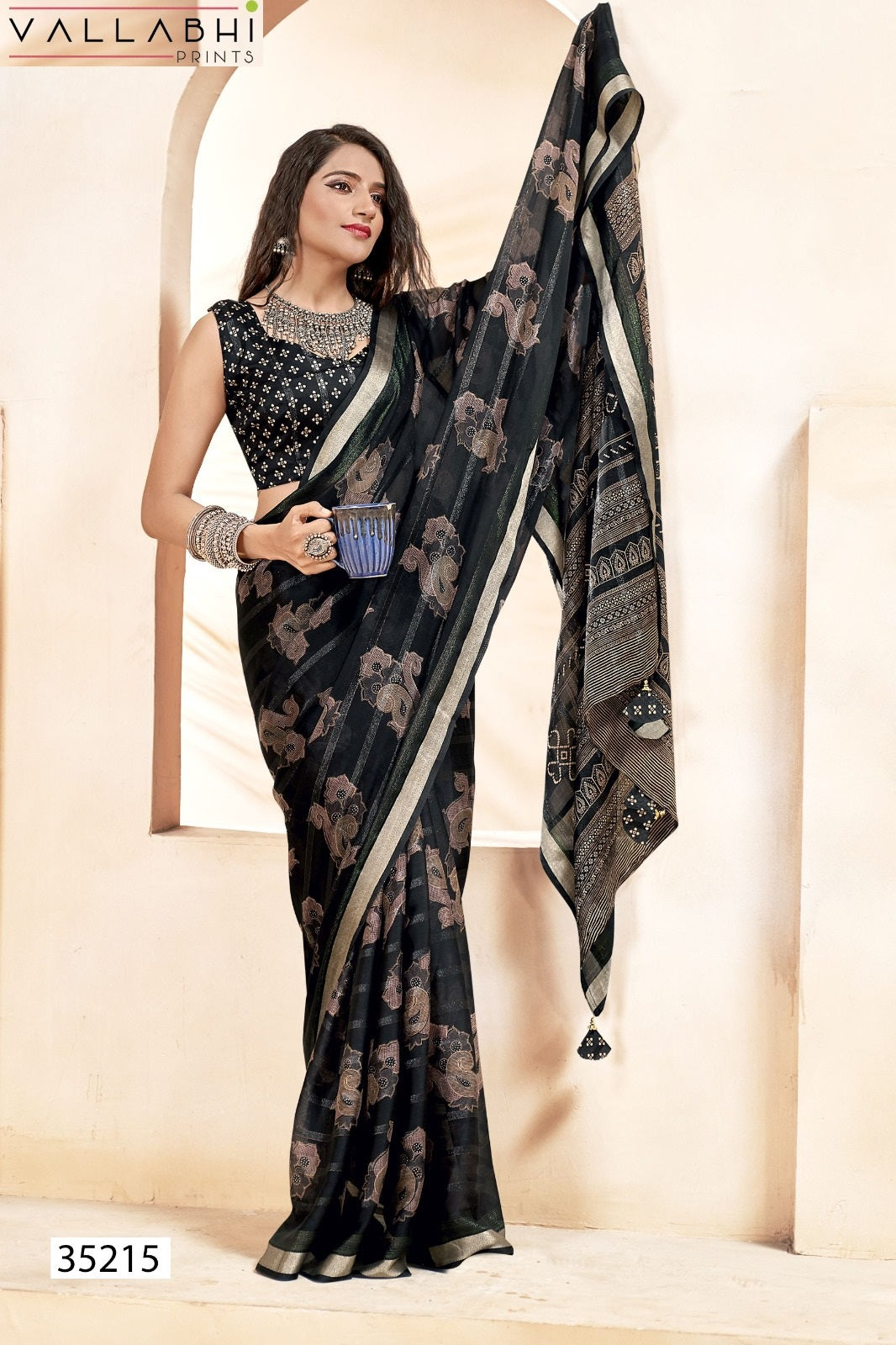 Agnija Vol 2 Vallabhi Prints Georgette Sarees Wholesale