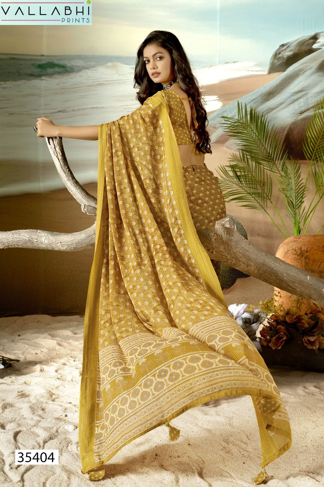 Agnija Vol 4 Vallabhi Prints Moss Sarees Wholesale Rate