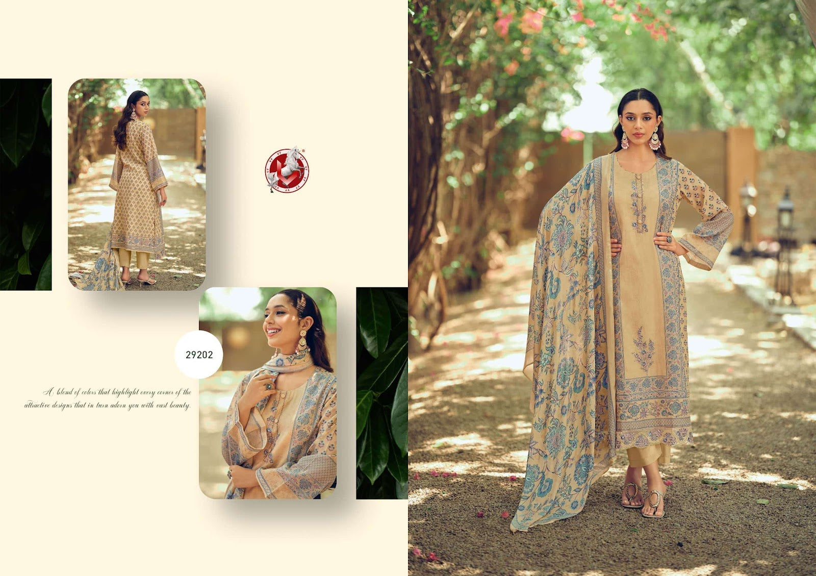 Ahaana Vivek Mul Cotton Pant Style Suits Supplier Gujarat