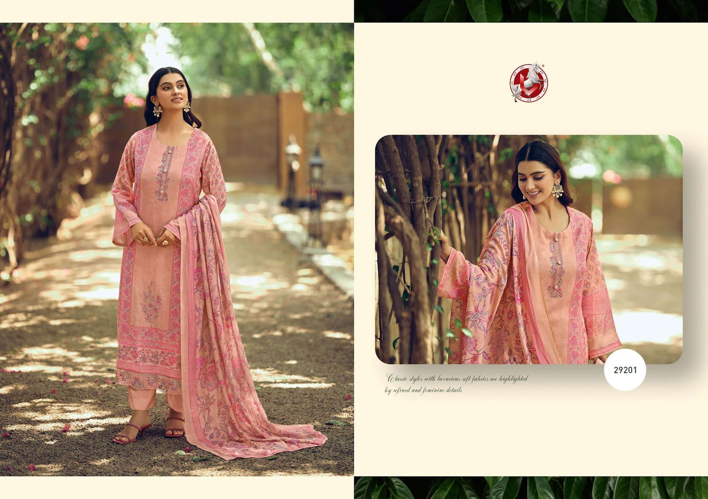 Ahaana Vivek Mul Cotton Pant Style Suits Supplier Gujarat