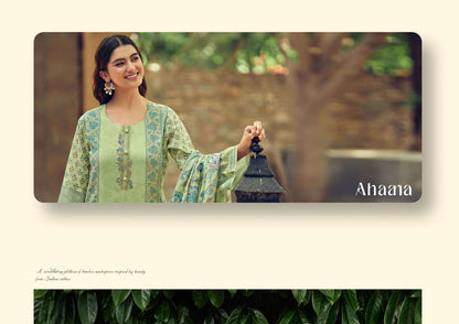 Ahaana Vivek Mul Cotton Pant Style Suits Supplier Gujarat