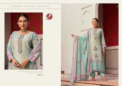 Ahaana Vol 2 Vivek Maslin Pant Style Suits Wholesale Price