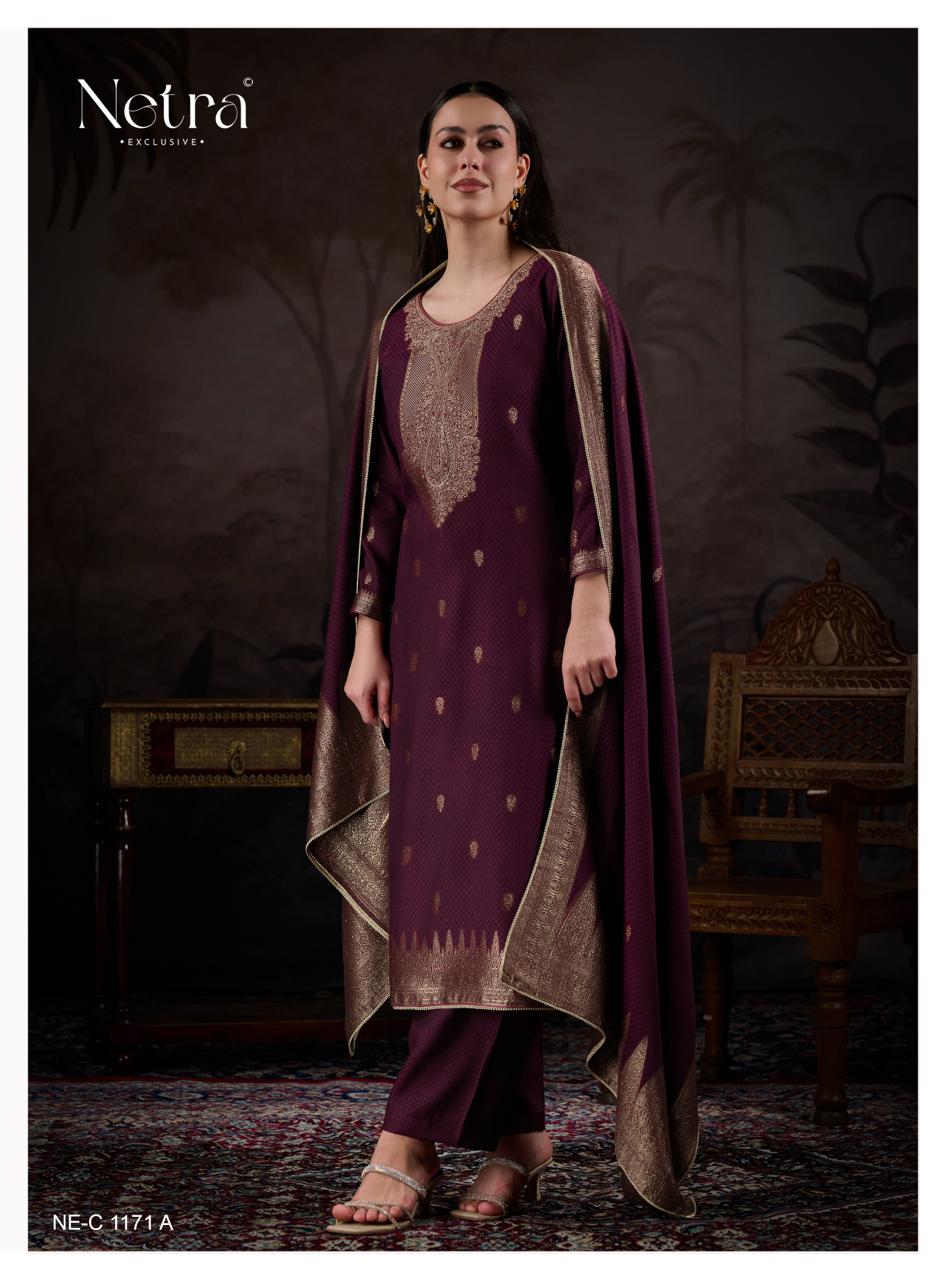 Ahana Netra Pashmina Suits Wholesaler Ahmedabad